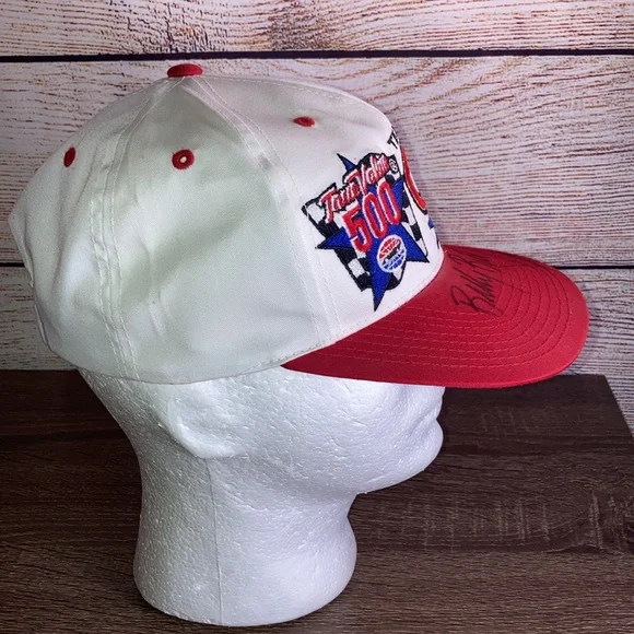 Vtg ‘98 Texas Motor Speedway Champions Cap Autographed Billy Boat Eddie Gossage